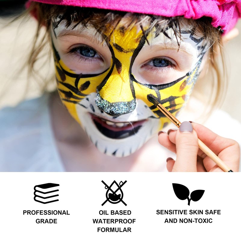 BOBISUKA Body Paints Black (70 g) and White (70 g)