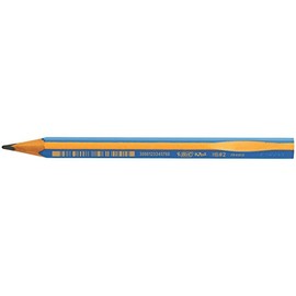 BIC Set of 6 Graphite Kids Beginner Evolution Mine HB Pencils Diameter 4 mm Blue