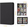 Foalgo 9 Pocket Card Binder Premium Zip Trading Card Binder