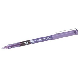 Pilot 100101208 - V5 Violet Hi Tec Liquid Rollerball 0.5mm PK12