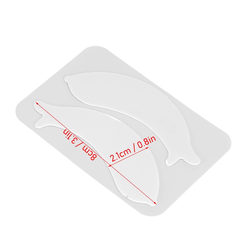 10 Pairs Eyelash Extension Patches Silicone Under Eye Patches Resuable
