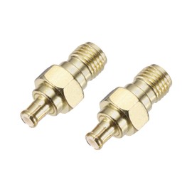 DMiotech 2 Pack SMA Connectors Straight SMA Female Coaxial Cable Connector Gold-Plated for Home Wiring Antenna Coaxial Extension Wireless Devices