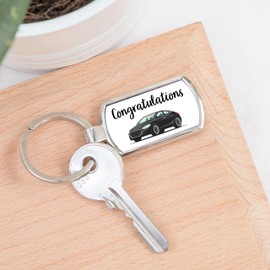 Keepsake Congratulations Car Metal Keyring Gift Driving Test Pass, New Driver, You've Passed