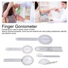 6-Piece Medical Goniometer Set, 6 8 10 Inch Multifunctional Joint