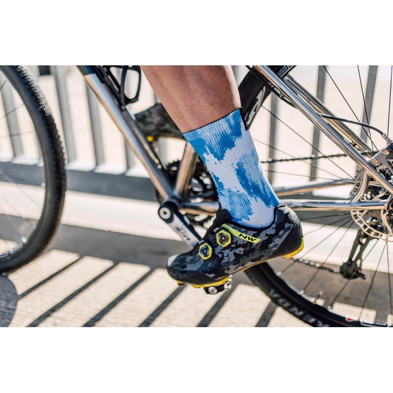 Sox Footwear Blue Gravel Crew Socks