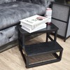 SZLHANJZ Step Stool, Bedside Steps for High Beds with Round
