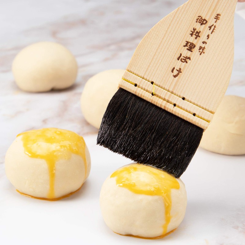 遠藤商事 Wood Pattern Black Brush (Goat hair) 90 mm whk02090