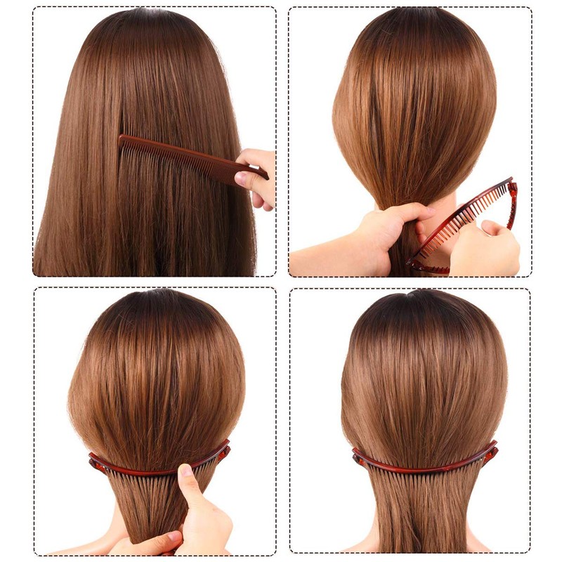 Banana Hair Clips Vintage Clincher Combs Tools for Curly Thick