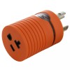 AC WORKS® 30A 125V NEMA L5-30 Male Plug to 20A