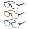 IVNUOYI 3 Pack Reading Glasses for Men Women, Lightweight &