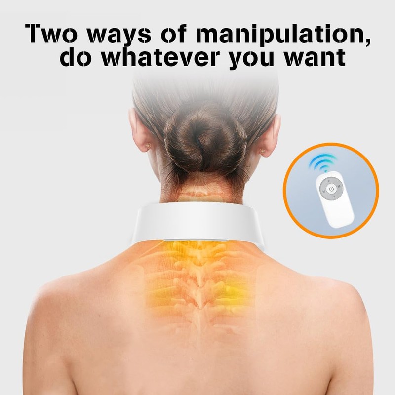PENTASMART Smart Neck Massager, Electric Pulse EMS, Relieve Neck Pain,