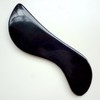 Shasha Black Buffalo Horn Gua Sha Massager, S-shaped Face & Body Scraping Board Free Size / One Color 3ea