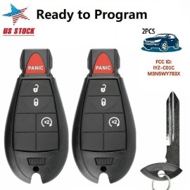 SUPALAND 2 For 2009 2010 2011 2012 Dodge Ram 1500 2500 3500 Remote Start Car Key Fob 3B