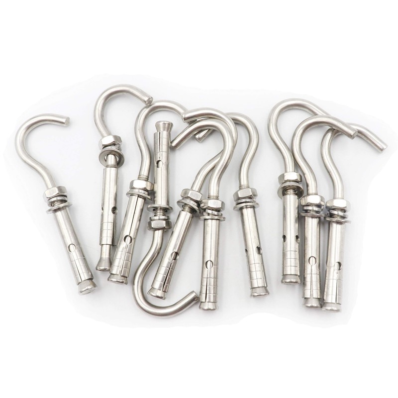 LBY - Tornillos de expansión de acero inoxidable con gancho