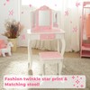 Teamson Kids Princess Gisele Twinkle Star Print 2-Piece Kids Wooden