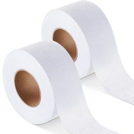 Treela 2 Rolls 1.5 Inches x 20 Yd Fusible Batting Tape for Quilting White Seam Tape Fusible Sheer Tape for Art Quitting Batting Sewing