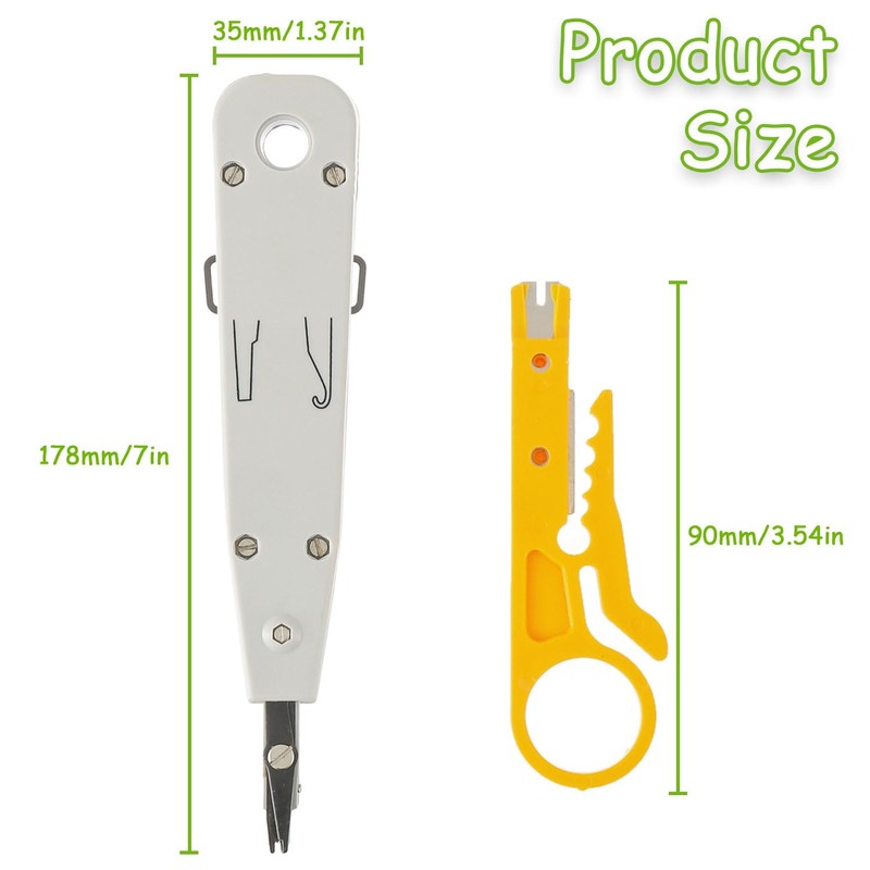 EPLZON LSA Punch Down Tool, Network Tool for Network Sockets,