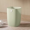 mingol Bathroom Trash Can, Plastic Rectangular Garbage Can with Trash