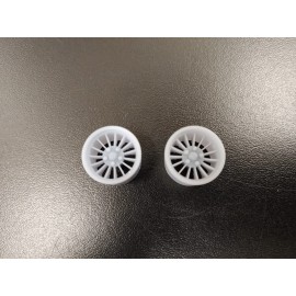 Unbranded Hurricane Rear Drag Wheels Pair - Custom Model - 1/24 , 1/25