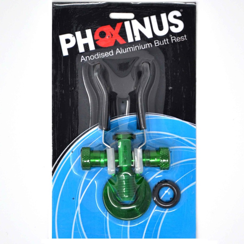 Phoxinus Anodised Aluminium Butt Rests. Adjustable rod rests to suit