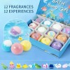 12 Pack Kids Bath Bombs with Surprise Inside Easter Basket