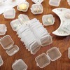 24pcs Mini Clear Jewelry Box Transparent Portable Small Plastic Storage