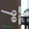 EAI Round Bathroom Thumb Turn Lock - Polished Chrome |