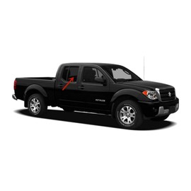 Passenger Right Side Rear Door Window Door Glass Compatible with Nissan Frontier Pickup 2005-2021 4 Door Crew Cab Models