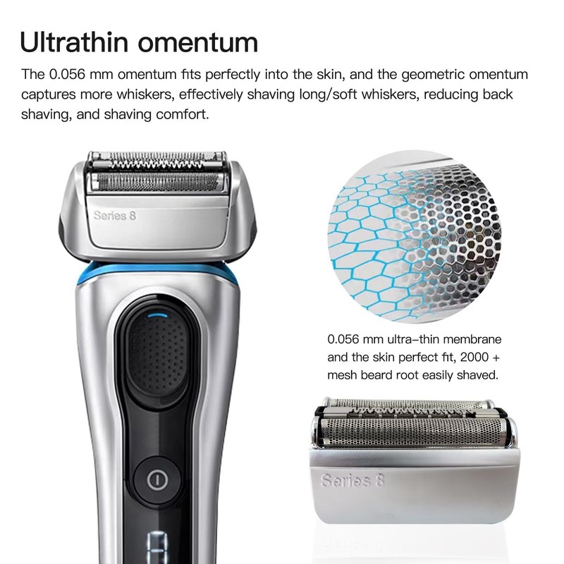 2023 Latest 83M 8 Series Head Cassette Shaver Foil Head