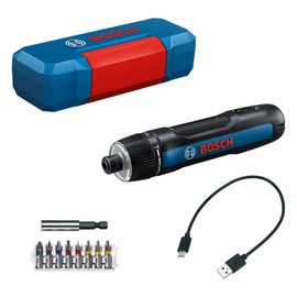 Bosch Professional Bosch Professional Akkuschrauber Bosch GO 3 (inkl. 8-teiligem Bit-Set, Bitaufnahme, USB-C-Kabel, Mini-Koffer)