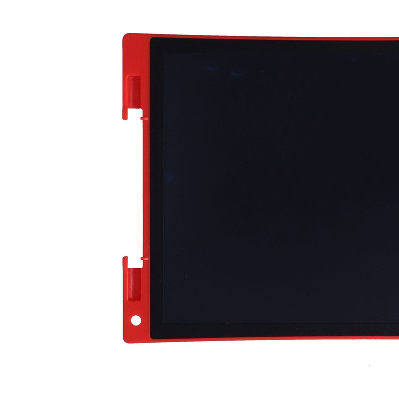 LCD Writing Tablet 10in Full Screen Replaceable Button Battery Red