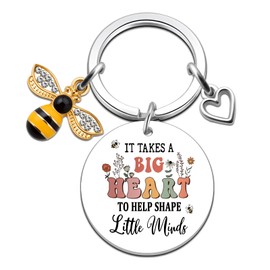 Uerifr Funny Teacher Gifts for Women Men Teachers Appreciation Gifts Teacher Keychain Gift for Teacher‘s Day Birthday Stuff for Preschool Math Kindergarten Teachers