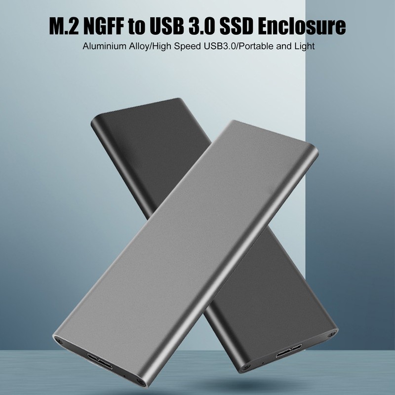 SATA SSD Enclosure M.2 NGFF to USB 3.0 Aluminium Alloy