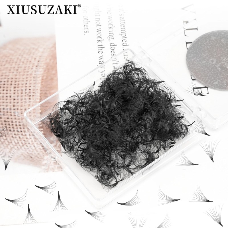 Premade 600 Lash Fans 12D Volume Eyelash Extensions 0.07mm D