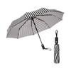Mr. Pen Windproof Travel Umbrella - Zebra Stripes, Automatic, Compact,