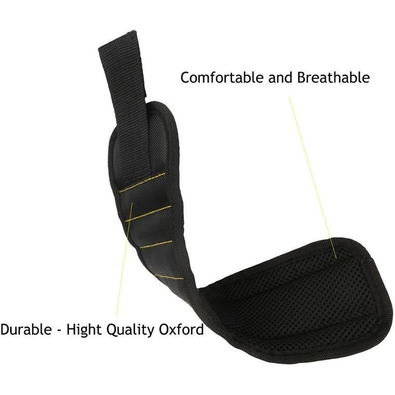 OFKPO Magnetic Wristband, Magnetic Wrist Strap for Holding Tools, Screws,