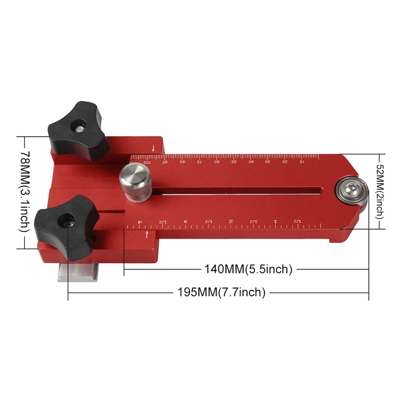 Extended Thin Rip Jig Table Saw Jig Guide for Repeat