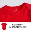 kavkas Short Sleeve Baby Bodysuit Newborn Cotton Vest Soft Undershirts
