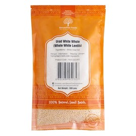 BanyanTree Foods Whole White Urad Dal | Urid Dal | Urad Dal Gota| White Lentils 500g~All Natural, Indian Origin | Unpolished | Vegan | Non-GMO | No Salt or fillers