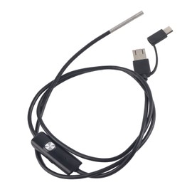 USB Endoscope Camera, Inspection Camera for Mobile Phone, 6 Adjustable LED Lights Waterproof Snake Borescope Camera with Type C, Micro USB(1M)