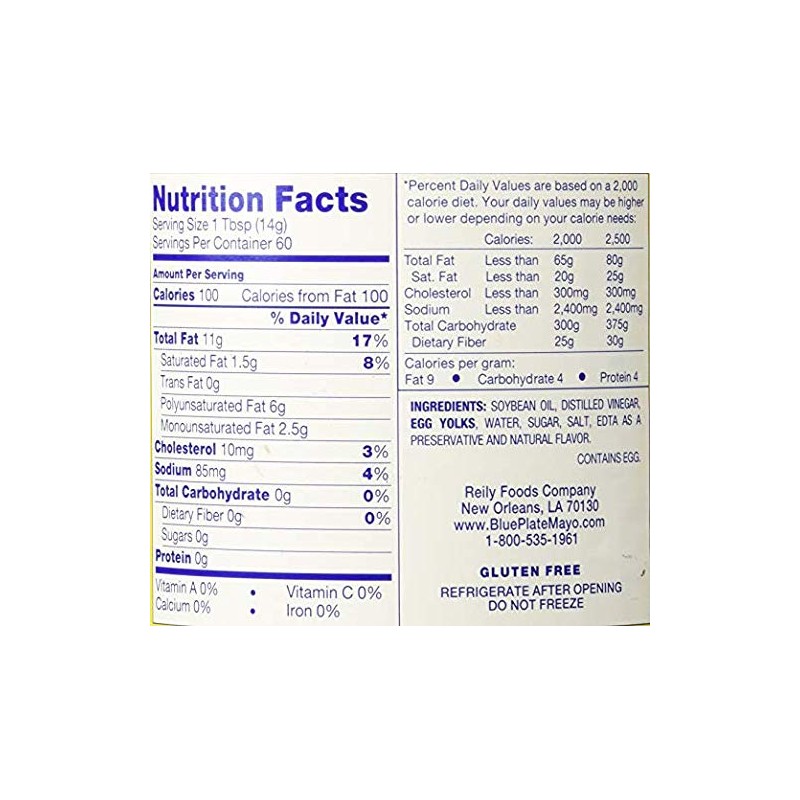 Blue Plate Real Mayonnaise, 30 fl oz (Pack Of 2)