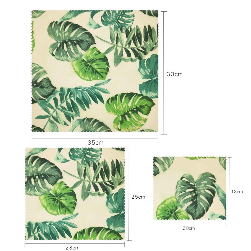 Lilware Beeswax Wrap Eco-Friendly Reusable Food Wraps - Sustainable Plastic