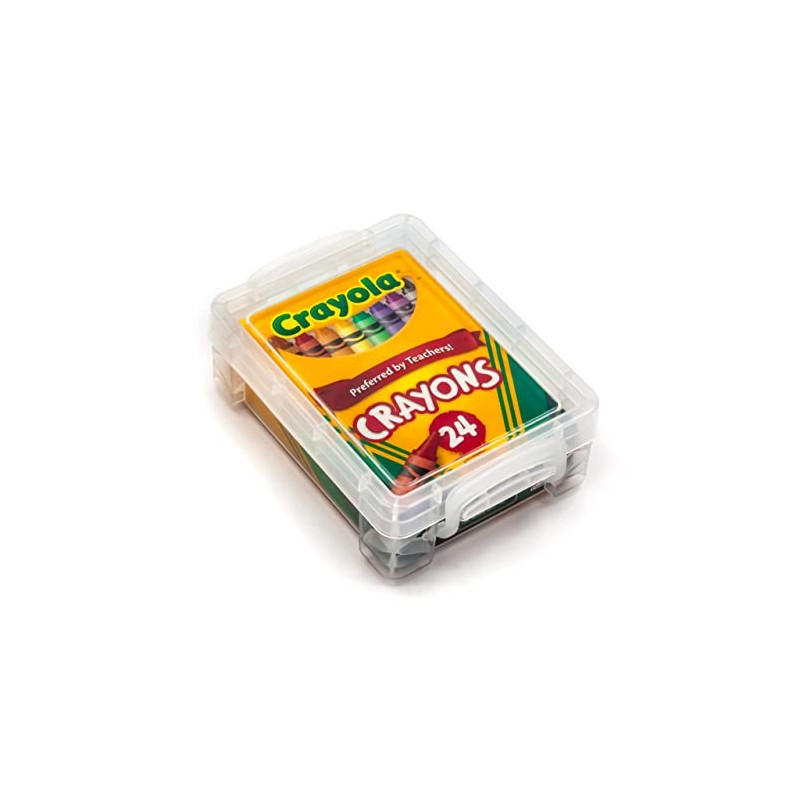 Crayola Crayons 24 Count with Clear Super Stacker Plastic Crayon
