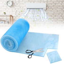 Frienda 20 x 91 Inch Merv 6 Reusable Air Vent Filter Cut to Size Electrostatic Floor Vent Filter Washable Replacement Compatible with Most Air Conditioning Furnace HVAC