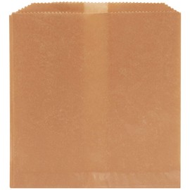 Poly Bag Guy Liners for Swing-Top Sanitary Napkin Receptacle, 8" x 8" x 7", Brown, 500/Case
