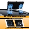 ELECHOI 2-PCS Amber/White Roof Top Beacon Emergency Strobe Lights w/Magnetic