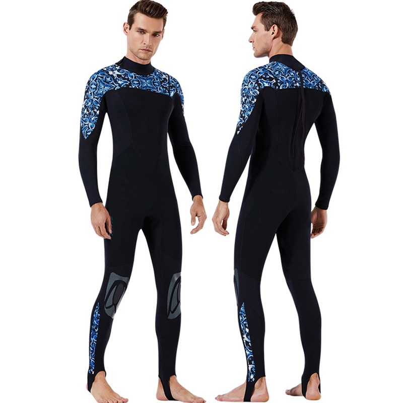 1.5MM Diving One Piece Swimsuit Sunscreen Long Sleeve for Snorkeling