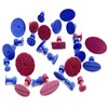 CYGOODS Dent Puller Tabs,120pcs Car Body Dent Removal Pulling Tabs,Paintless
