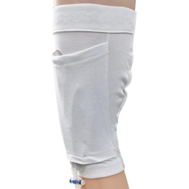 Catheter Leg Bag Holder Catheter Sleeve Urine Leg Bag Catheter Sleeves Catheter Bag Holder Leg Strap Urinary Drainage Bag Cover for Men&Women Stay in Place Urine Bags for Legs (M)