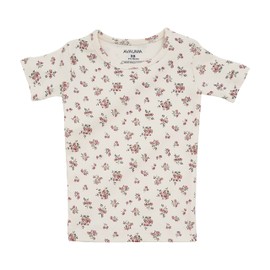 AVAUMA Baby Boys Girls Pajama Set 6M-7T Kids Toddler Snug fit Pattern Design Pjs Cotton Sleepwear Flower Pattern (Daily_Short Ivory XL)